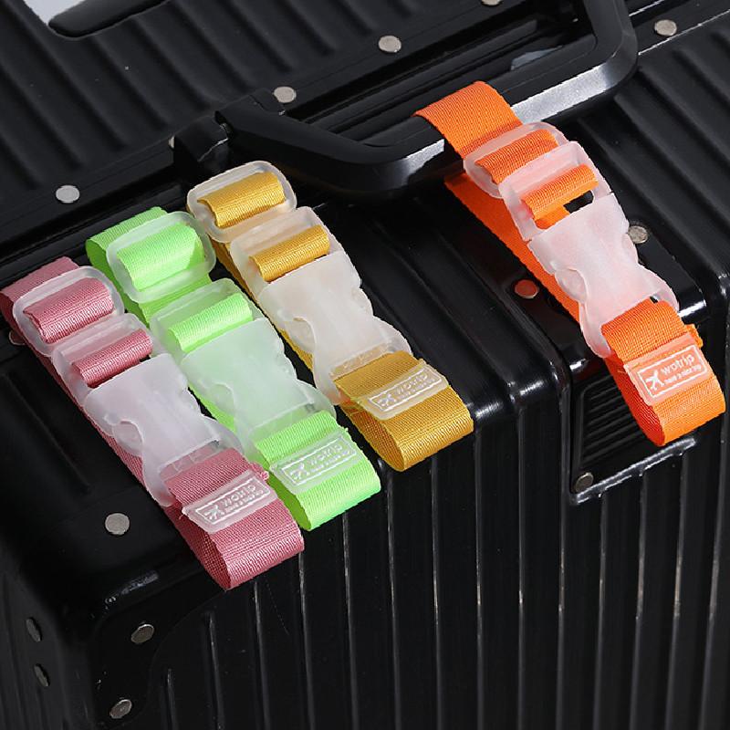 Travel Luggage Nylon Strap With Secure Buckle Multiple Colors Anti Loss Durable