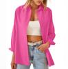 Long Sleeve Casual Blouse Fashion Women 2023 Autumn Loose Cardigan Shirt White Tops Loose Clothes Women Elegant  28886
