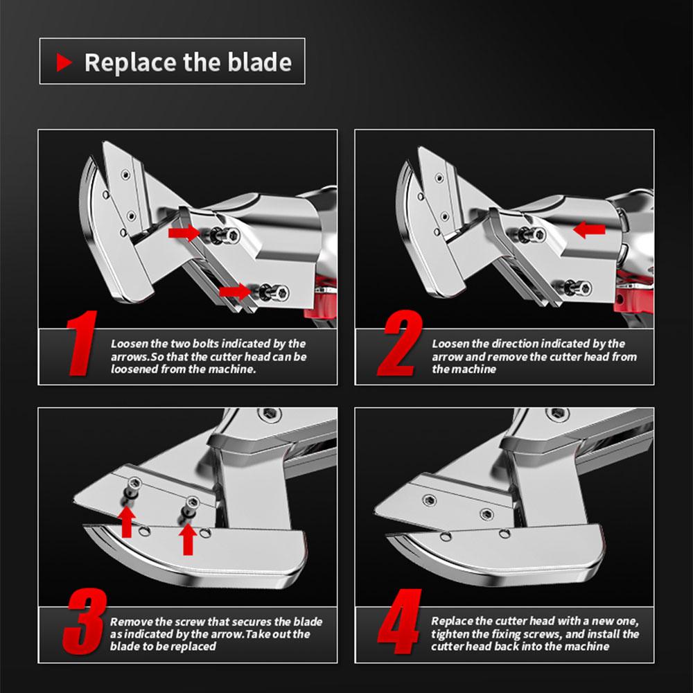 NAWIN Tin Cutting Scissors Power Tool Brushless Motor Cordless