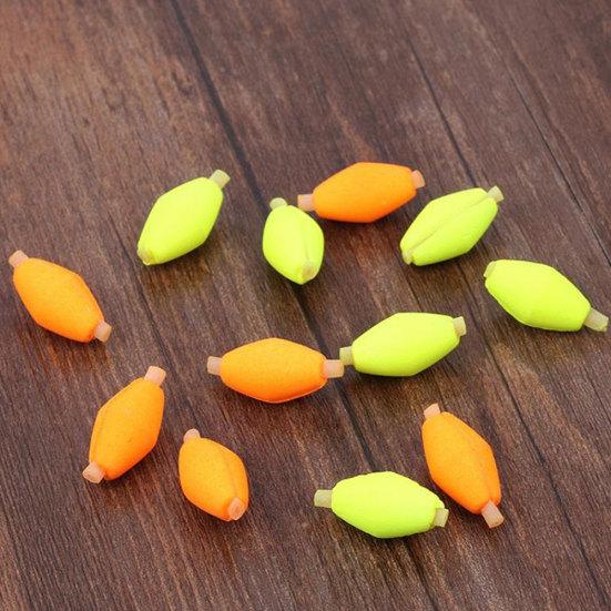 MUQZI Sports Accessory 6Pcs/Tube Olive Shape Drift Float Foam Strike Indicator Fly Fishing Accessories