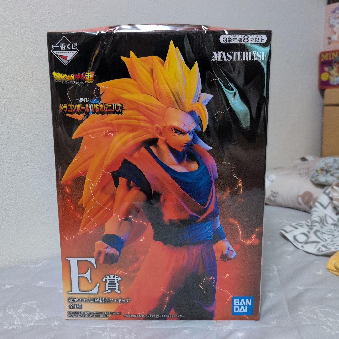 

[USED] Dragon Ball E Prize Super Saiyan 3 Son Goku Figure MASTERLISE