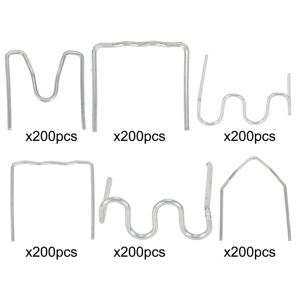 Soldering Tools Workshop Equipment Flat Staples Wave Staples High Quality Stainless Steel Oxidation Resistance
