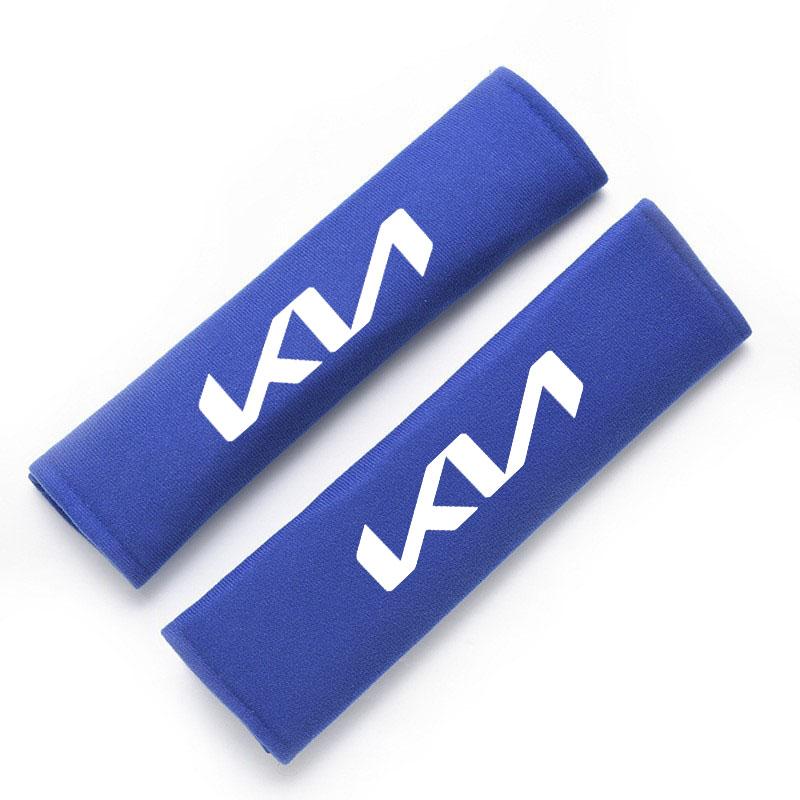 Car Safety Belt Cover Adjustable Shoulder Strap Covers Car Shoulder Protector Pad For Kia Rio 3 4 K2 K3 X-Line Car Accessories