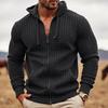 Mens Hoodies Pullover Full-Zip Long Sleeve  Knit Hooded Sweatshirt Hoodie For Men Fall Casual Clothes