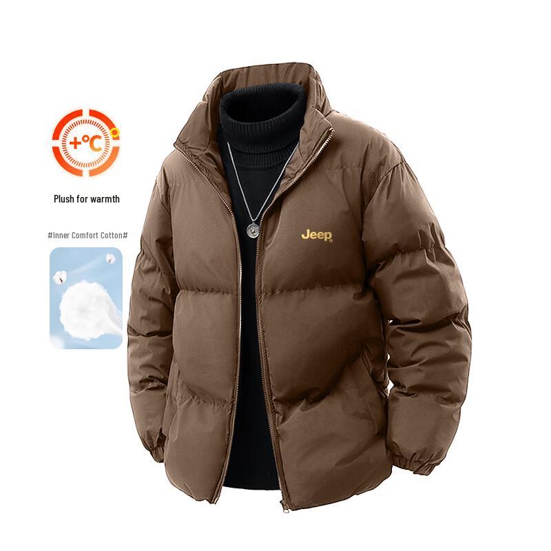 JEEP Men s Winter Warm Stand Collar Cotton Padded Jacket 2XL