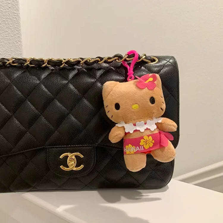 Sanrio Opalenizna Kotek Brelok Plecak Hawaje Kotek Torba Brelok Hula Kotek