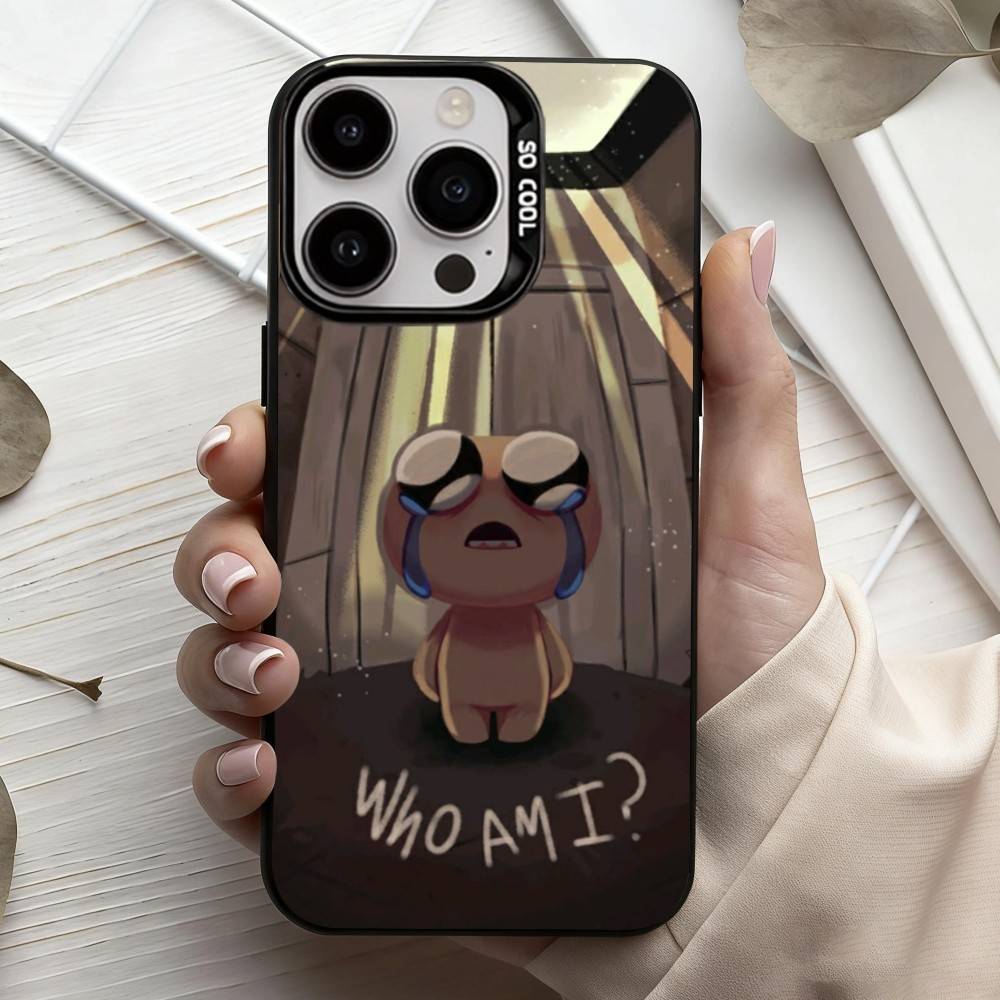 

T-The B-Binding Of I-Isaac-C Phone Case For iPhone17,16,15,14,13,12,11 Plus,Pro Max Black Candy silver phone case iPhone16