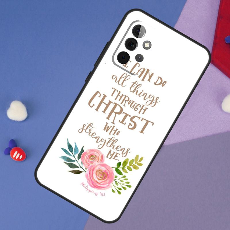Bible Qutoes Verse Belief God Jesus Case For Samsung Galaxy A15 A54 A34 A14 A13 A53 A16 A26 A36 A56 A12 A22 A32 A52 A06 A35 A55