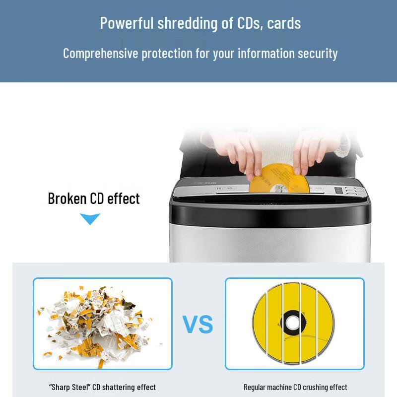 Comet Commercial P-4 Cross-Cut Paper Shredder CN plug (adapter included)