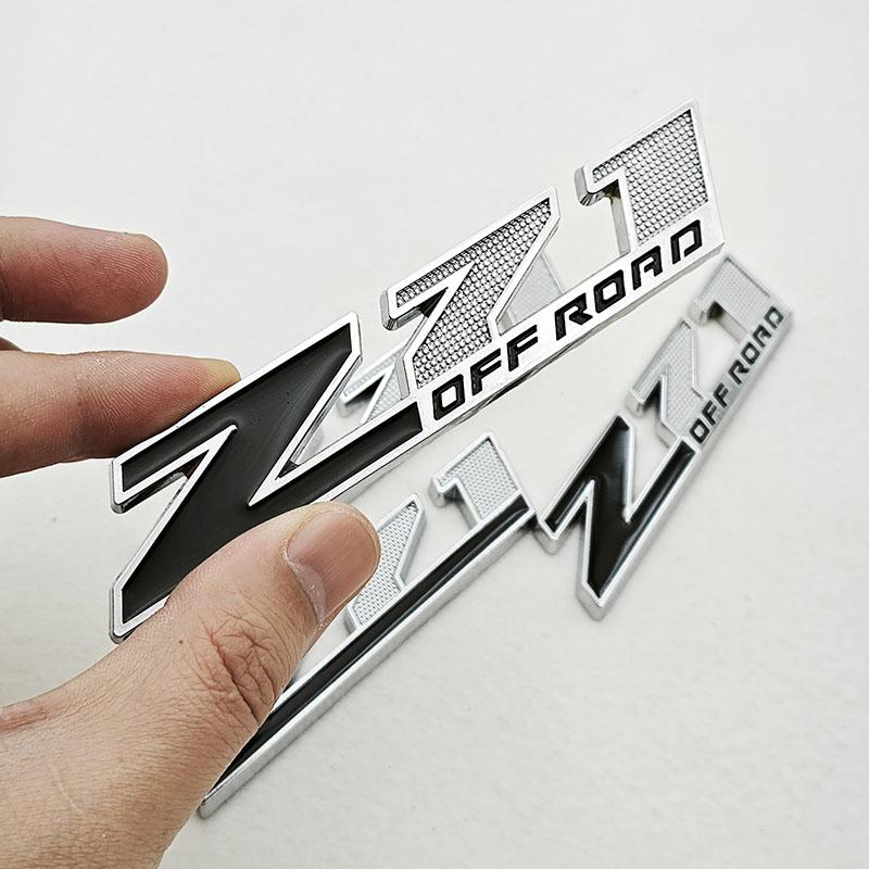 3D Metal Car Styling Logo Z71 OFFRoad Grille Badge Sticker Emblem For Chevrolet Silverado Equinox Colorado Blazer Traverse Tahoe