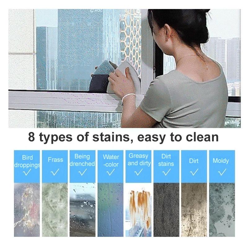 Efficient Cleaning of Home and High-Rise Windows with New Magnetic Glass Cleaning Tool, Double Sided and Strongly Magnetic