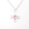Rare Morganite Gemstone 925 Sterling Silver Jewelry Handmade Round Stone Pendant PP-41-10