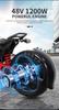 Nouveau 2025 EU Scooter Électrique 1200W moteur unique 48V 13ah avec Pneus 11 Pouces, Vitesse Maximale de 45-50 km/h, Autonomie de 50-60km Scooter