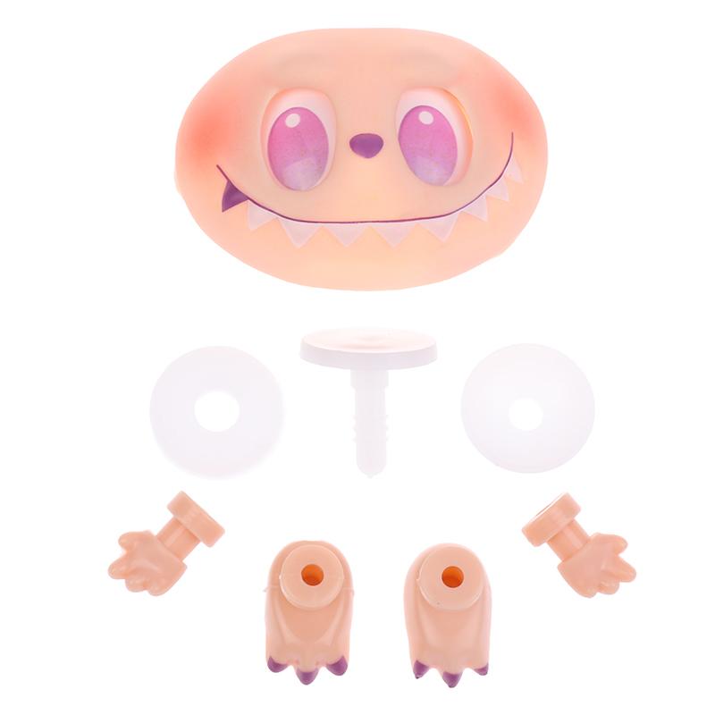 Labubu Vinyl Face 3Rd Big Into Energy Id Hand Foot Doll Accessories Facial Accessories Diy Blind Box Handmade Switching Emotions