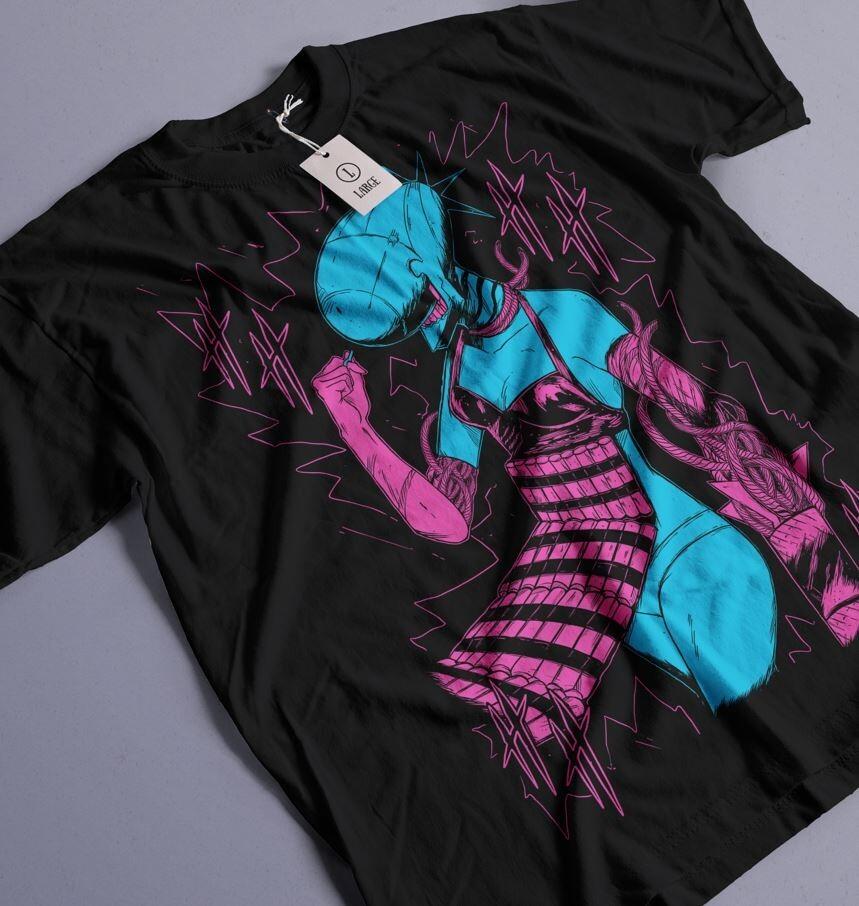 

Футболка Reze Chainsaw Man Макима Пауэр Аки Дэнджи Аниме Подарок Футболка Все Размеры L