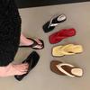 Thick-soled Slope Heel Flip-flops for Women's Summer Wear 2025 New High-end Toe Cool Slippers with Skirt Beach Sandals