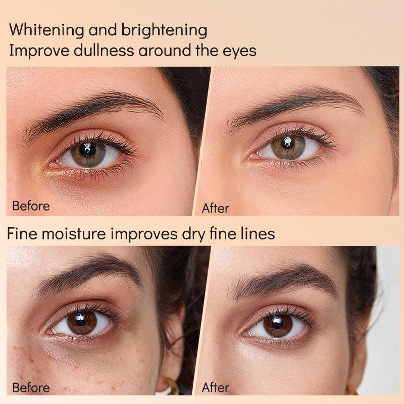 Cremă de ochi cu turmeric Desalinizarea liniilor fine Luminozitate Fermitate Anti-îmbătrânire Hidratantă și Iluminatoare