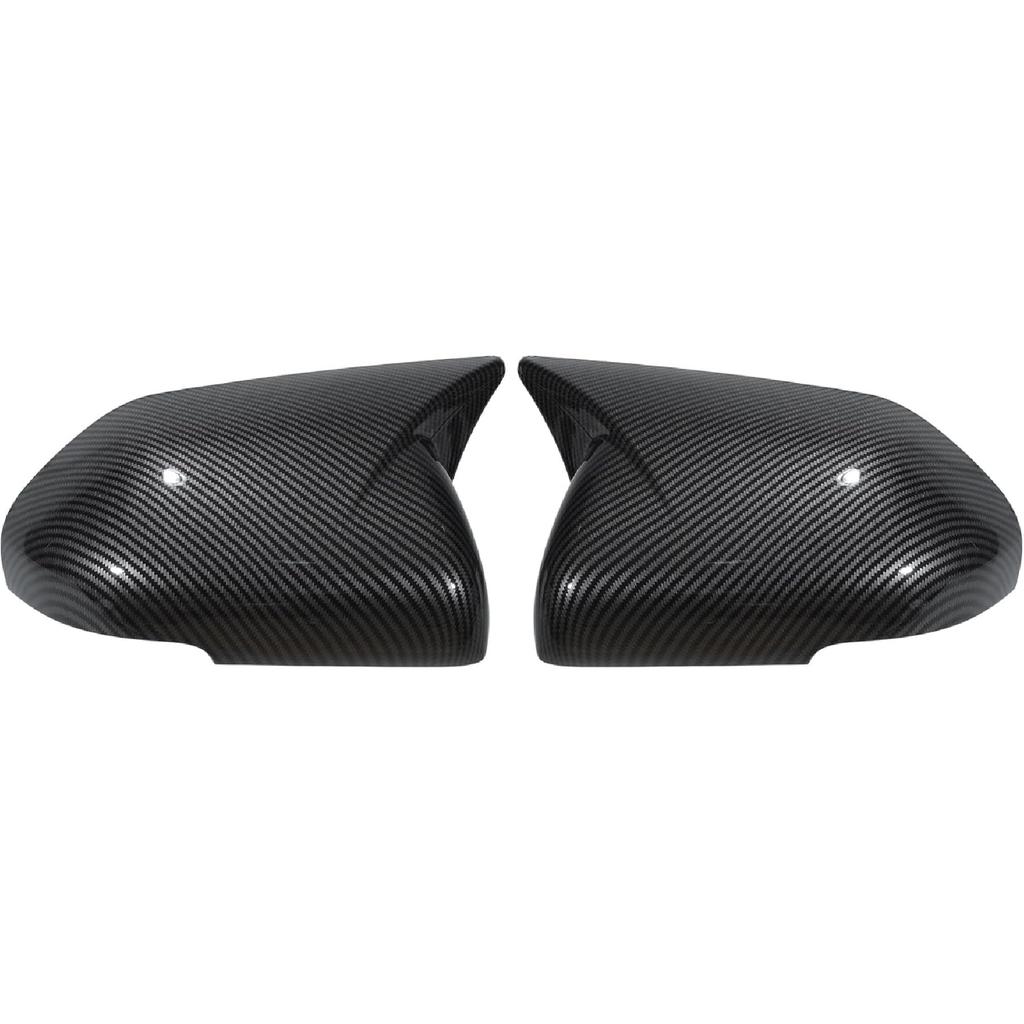 Motoforti 2PCS Left Right Side Ox Horn Wing Mirror Cover Cap for Ford Explorer 2020-2024, Car Rear View Mirror Cover, Exterior Door Mirror Housing,