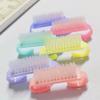 Macaron Colored Nail Dust and Cleaning Brush for Nail Art