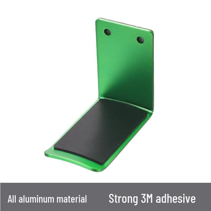 Aluminum Alloy Wall-Mount Headphone Stand with Tray and Hook Shelf