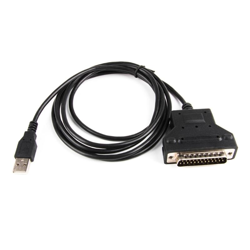 

USB to DB25 25Pin Serial Printer Cable RS232 Cord for Data Transfer Supports Multiple Operating Systems 180cm Length 1