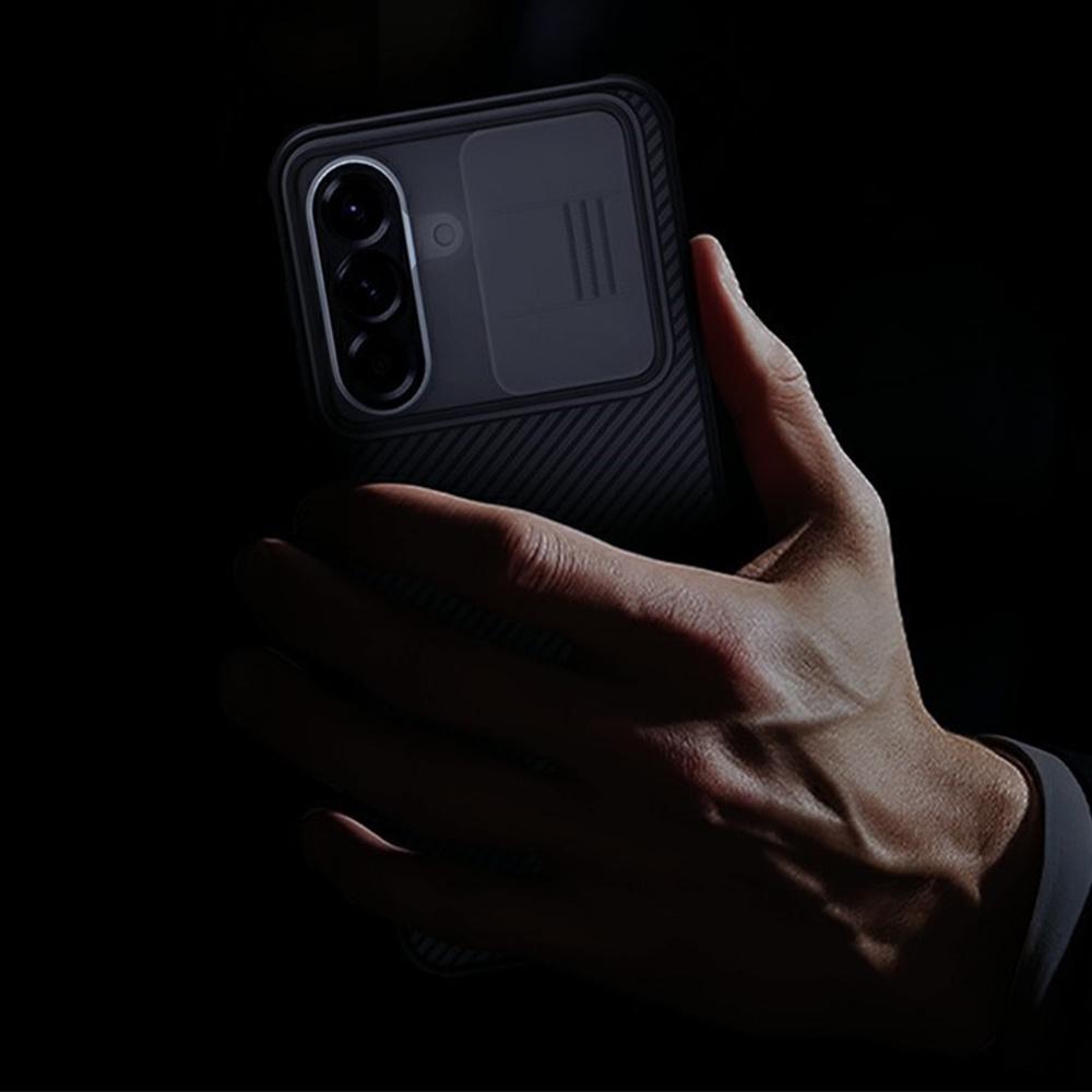 NILLKIN Case for Samsung Galaxy A57 5G, Camshield Pro, Transparent / Black