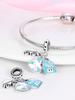 Charms Plata Ocean Travel Ship Luggage Beads Charm Copper Plated Fit Charms Original Bracelet For Jewelry Making Diy Charm