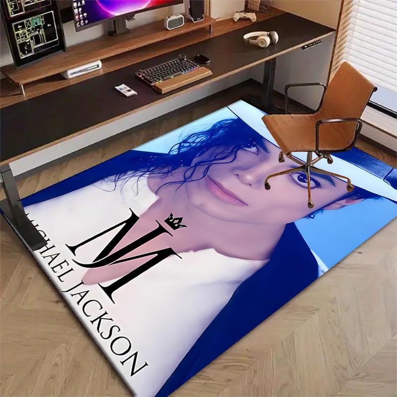 Michael JacksonPrinted Area Rug Carpet for Bedroom Living Room Home Decor Rugs Mat Non Slip Mat Rug for Bedside
