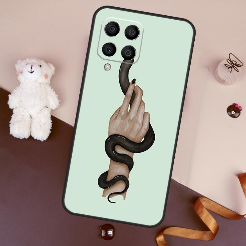 Hand Snake Case For Samsung Galaxy M11 M31 M21 M53 M13 M32 M52 M15 M35 M55 M14 M34 M54 M06 M16 M36 M56