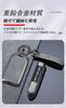 [ontto] Mazda Key Case, Key Cover, PU Leather, Alloy, Key Chain, Compatible with Mazda