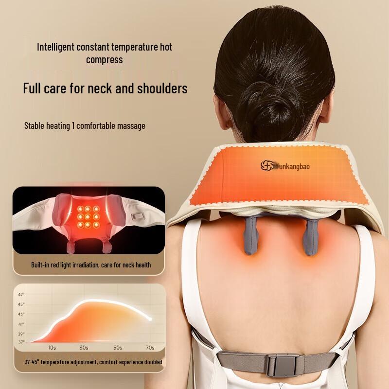 Multi-functional Red Light Neck and Shoulder Massager
