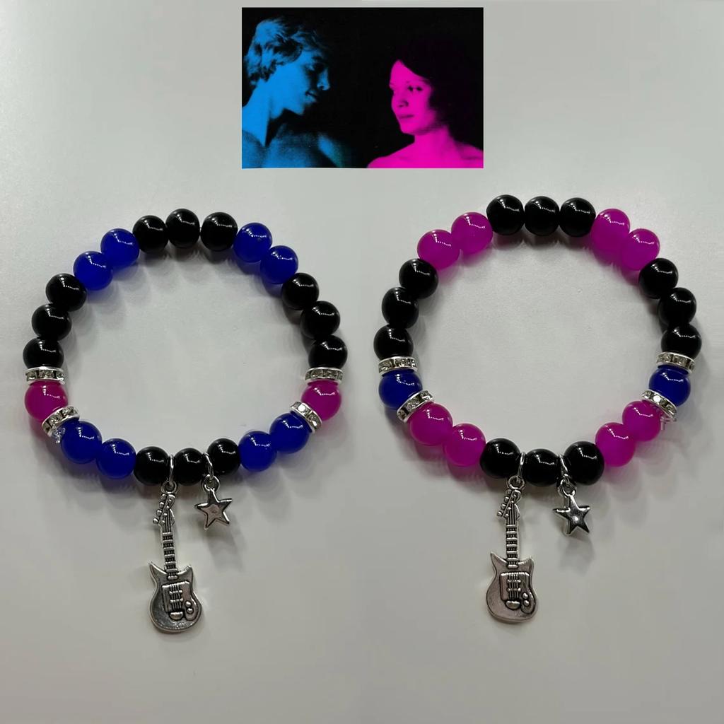 2ks/set Fashion Couple Beads Náramek Tv Girl Odpovídající náramky Komu opravdu záleží Náramky inspirované albem Přátelé Šperky Dárek