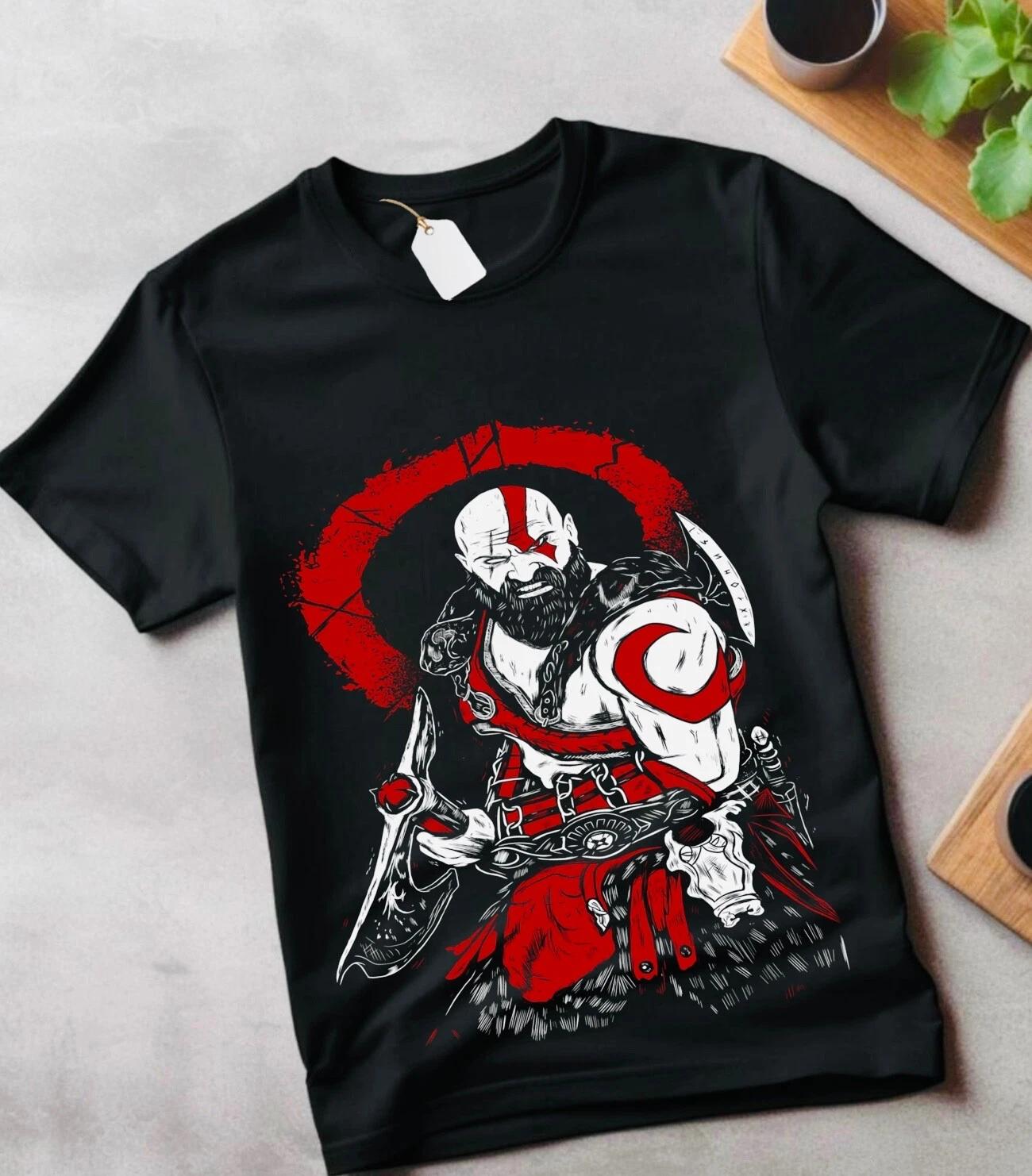 God of war shirt Kratos T-shirt Ghost of Sparta Unisex Shirt gift for kids S