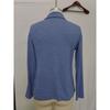 Casual Loose Knitted V Neck Zipper Long Sleeve T Shirt For Women