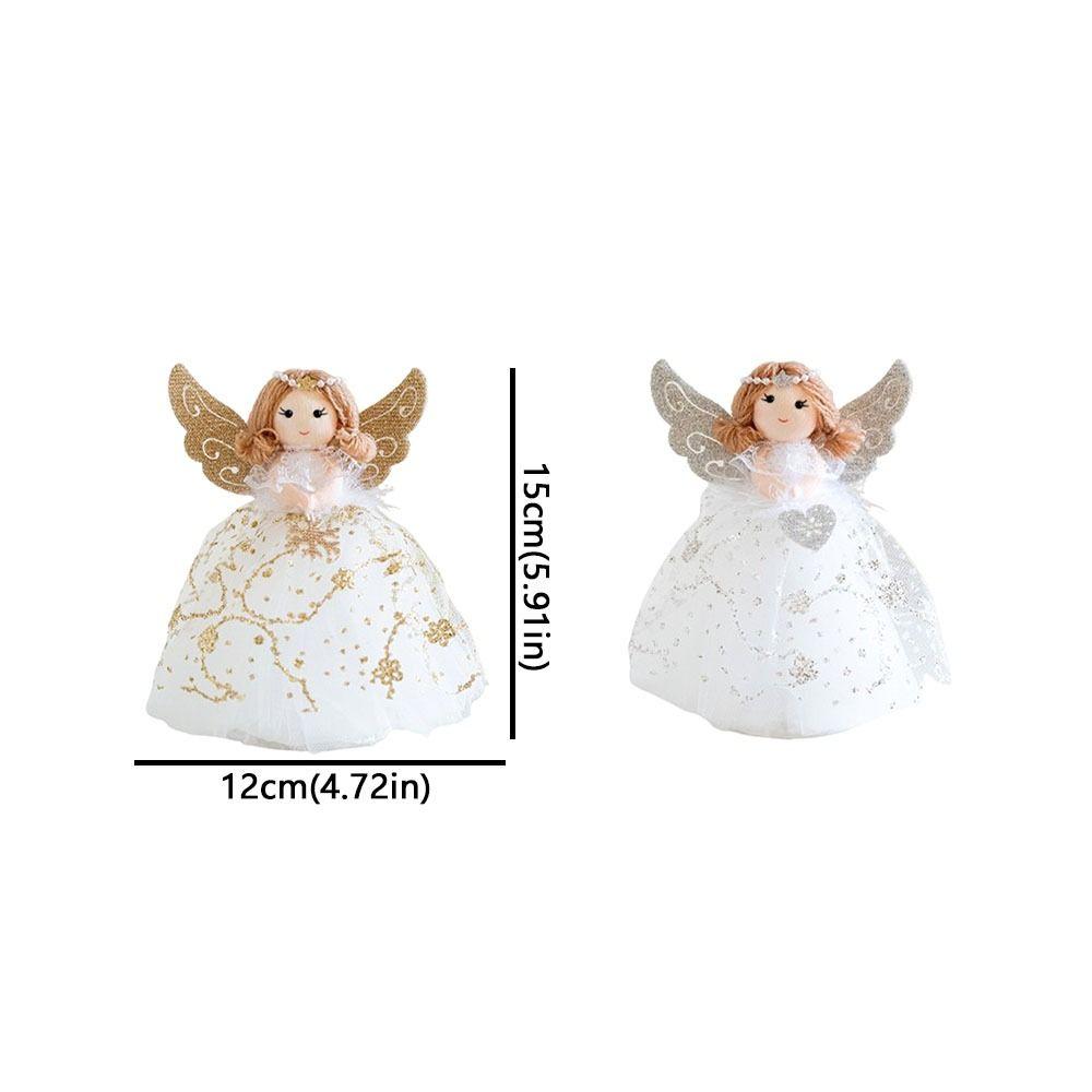 Handmade Christmas Tree Top Stars Angel Girl Angel Fairy Ornaments  Holiday Celebration