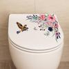 PVC Easy Self-adhesive Delicate Set Decorative Sticker Use Toilet Flower Portable Wall Fridge Decal for Daily Use MIT