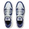 Li Ning Slip Resistant Abrasion Resistant Low top Basketball Shoes Unisex Gray Blue White ABCU005-3