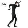Stretchy Spandex Bodysuit Full Body Zentai Suit for Men Women Open Face Halloween Cosplay Solid Color Bodysuit Adults Unitard Costume Party,