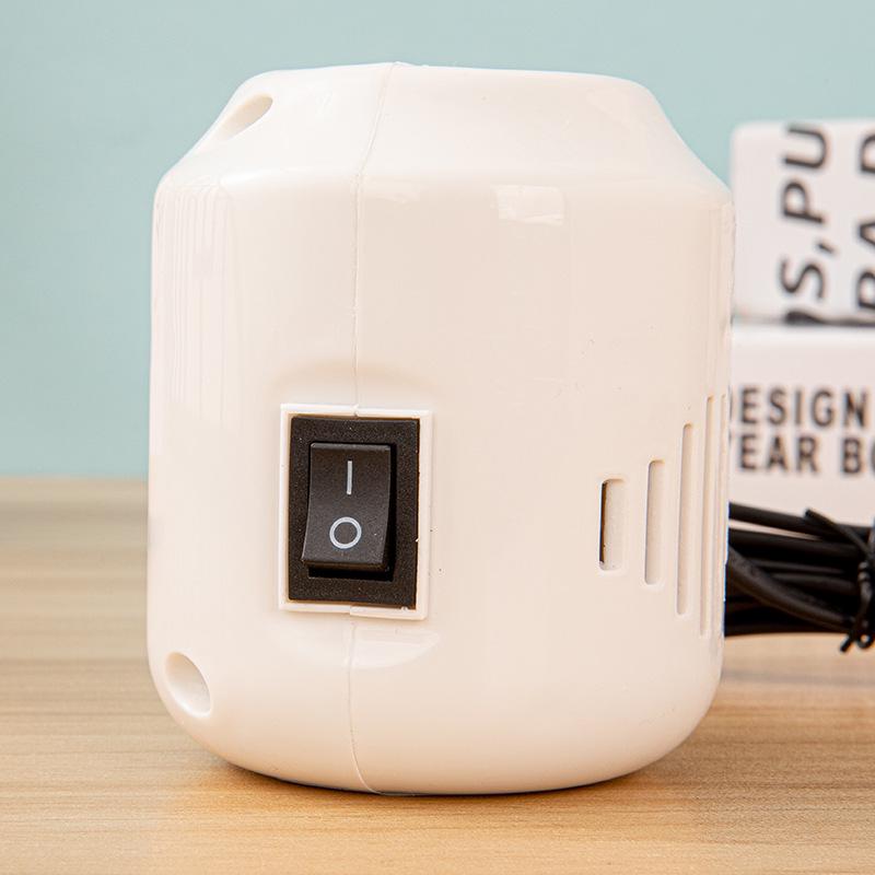 

Портативный электрический вакуумный насос для компрессионных мешков для хранения UK Standard белый