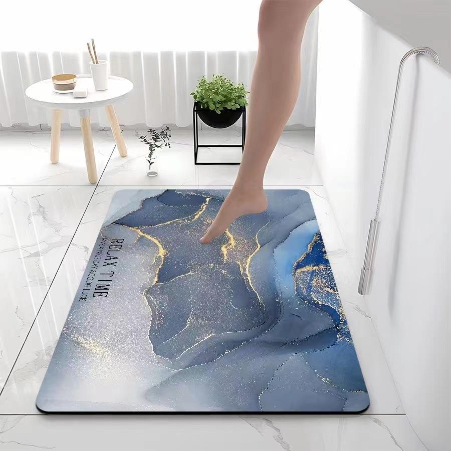 Bathroom Absorbent Floor Mat Toilet Door Mat Household Door Mat