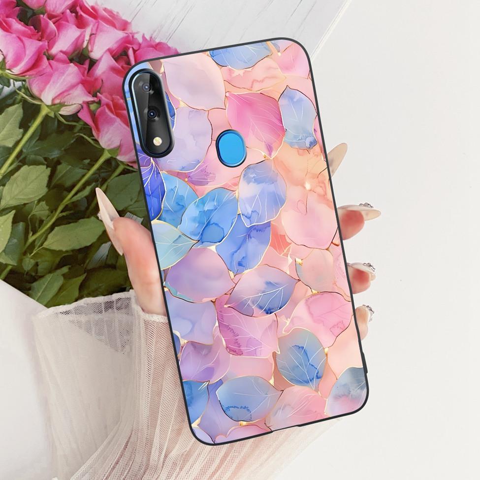 Phone Case For ZTE Blade V10 Cover Silicone Cute Cat Fashion Funny Painted Casing For ZTE Blade V10 2019