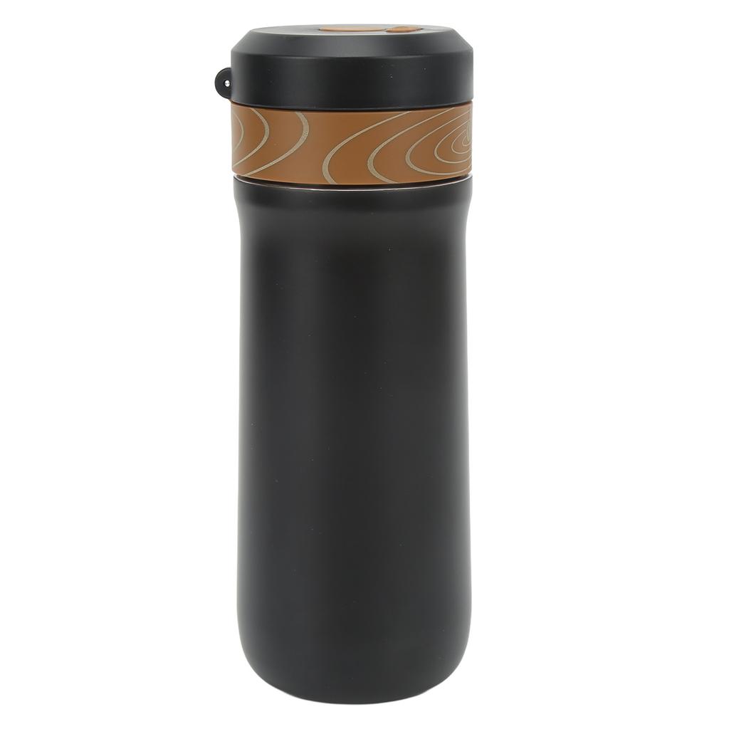 Outdoor Portable Coffee Pot French Press Coffee Maker Stainless Steel Insulated Travel Mug with