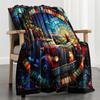 Bold Big Car Design Soft Microfiber Throw Blanket – Cozy for Bed, Sofa, Camping, Picnic & Winter Warmth Decor