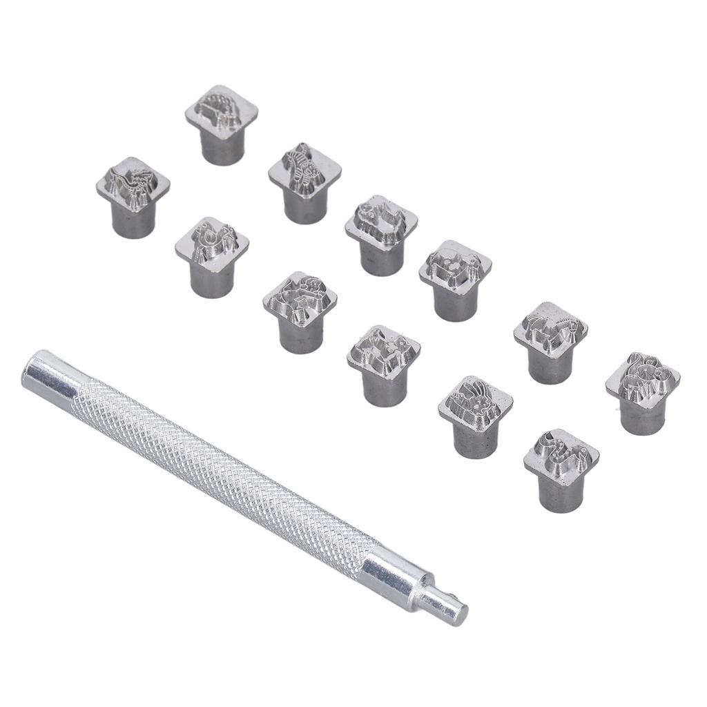 Leather Stamps DIY Production Fine Workmanship Fashion Design Novel Pattern Leather Stamping