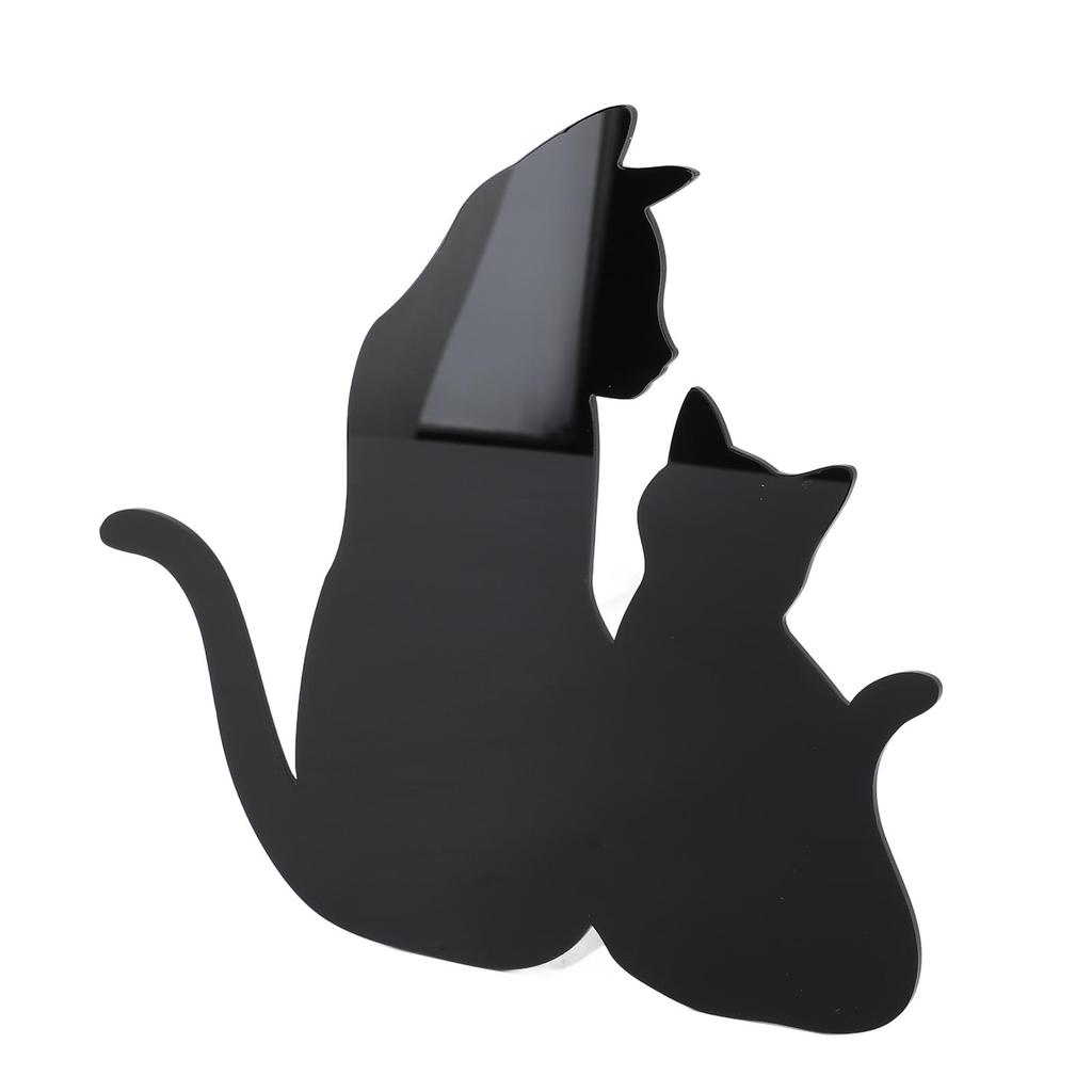 Cat Night Light LED Light Sensing Sound Activated Black Cat Silhouette Lamp for Living Room Hallway Kitchen Bedroom Wall Decor