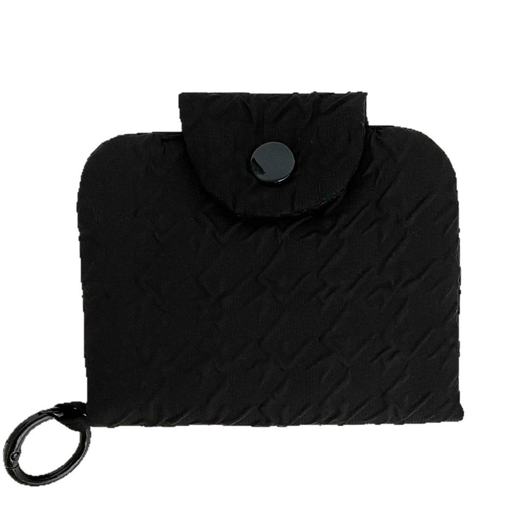 Women's Retro Fabric Pleated Coin Purse: Multi-Layer Holder for Coins, Cards, and Earphones