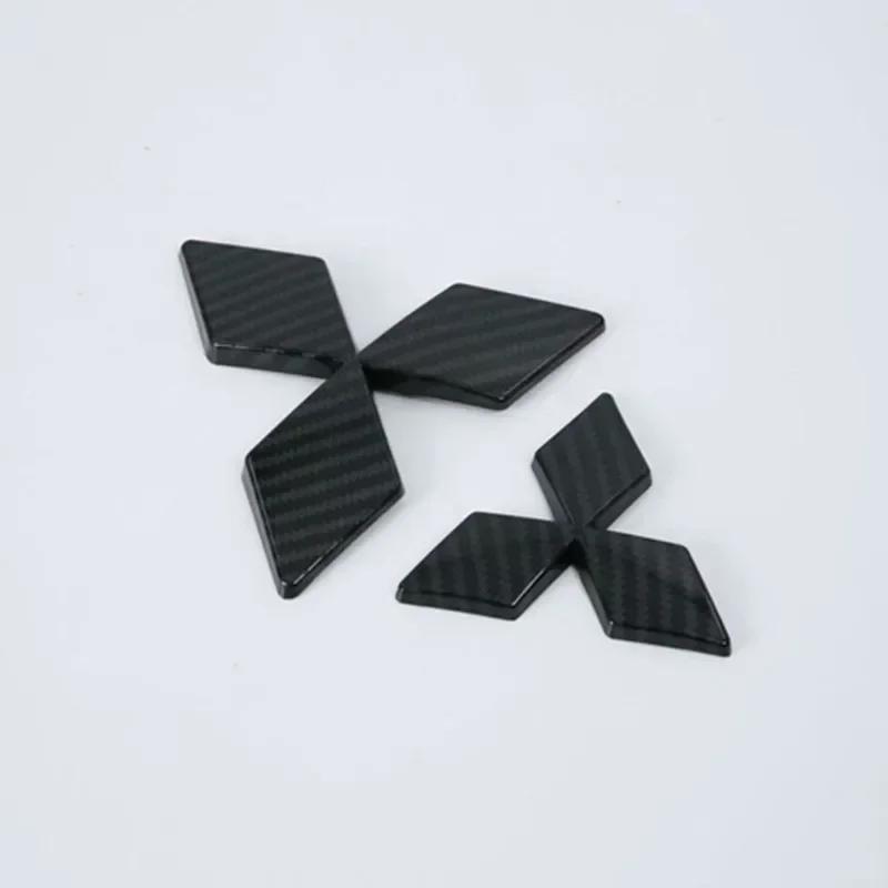Auto Frontgrill Emblem Aufkleber Abdeckung Heckklappe Emblem Aufkleber für Mitsubishi Outlander 2016 Eclipse Cross 2018 Auto Zubehör