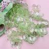 DIY Hairpin Earrings Small Flower Beads Accessories 15.8mm Fashion Handmade Materials 100pcs Clear Crystal Acrylic Bracelet