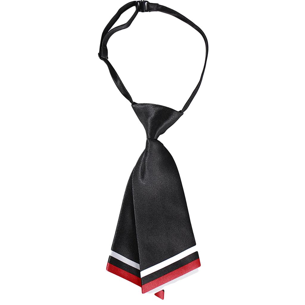 Shirt Tie Female Ins Harajuku Style Narrow Tie Double Layer Student Preppy-Style