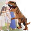 Fato de Dinossauro T Rex Inflável Dinossauro Enchível para Halloween Cosplay Festa Natal
